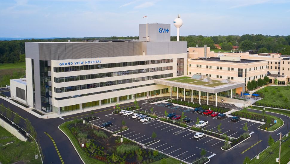 Exterior of Grand View Health's Sellersville hospital.