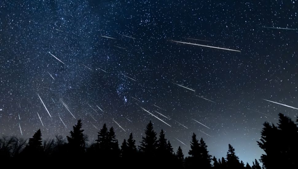 Meteor shower.
