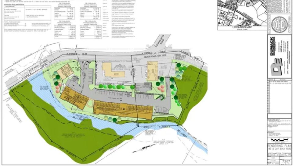 Plans for the Mill Race Inn Redevelopment.