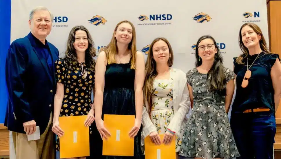 New Hope-Solebury High School Scholarship recipients.