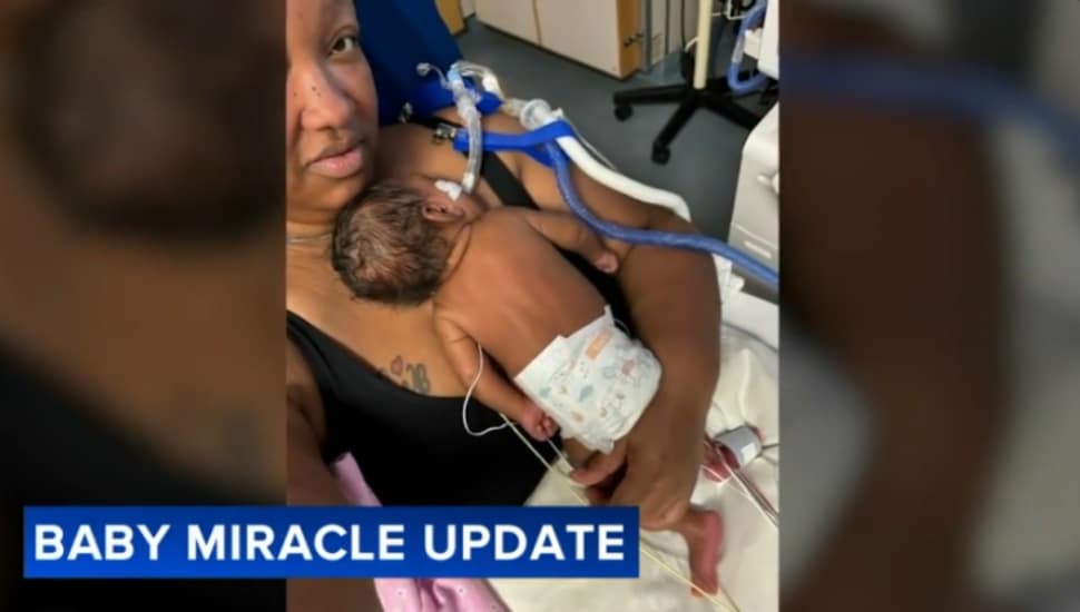 Tylicia Bell holding her granddaughter.