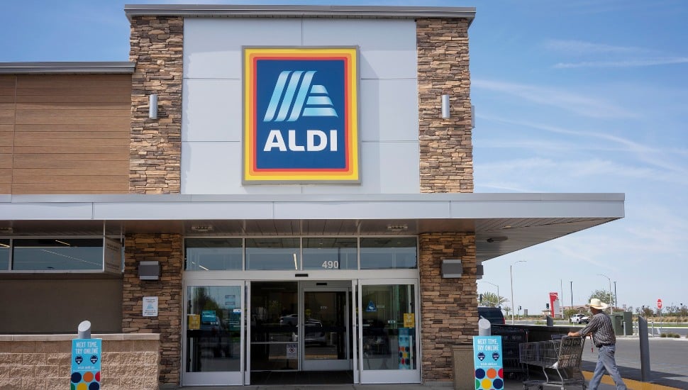 Aldi store exterior.