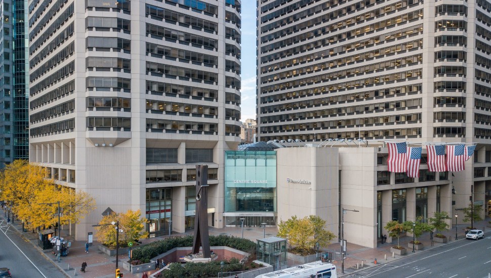 Centre Square office building exterior.