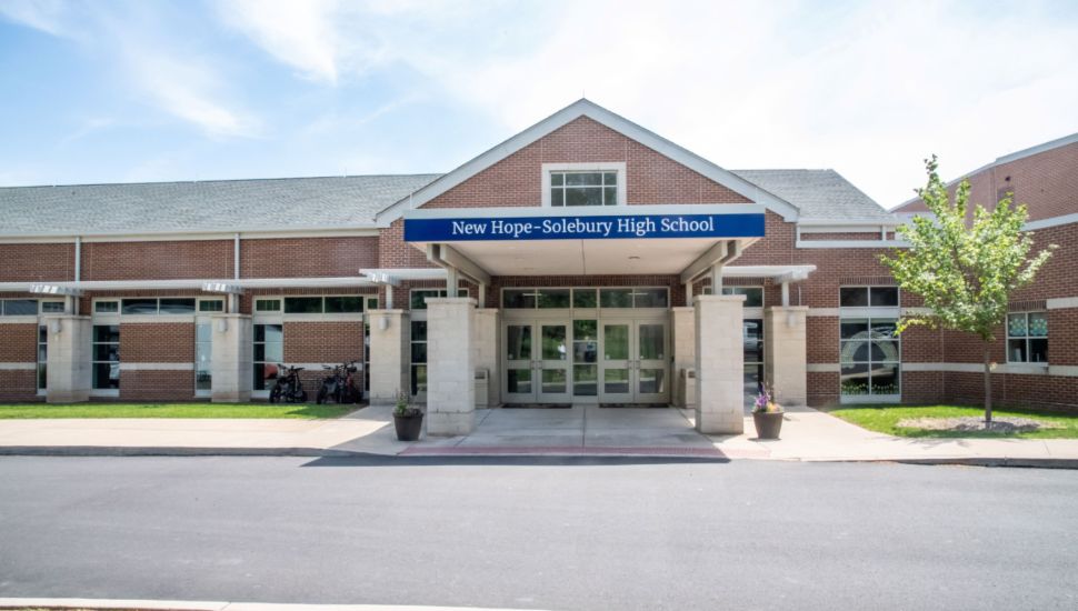 New Hope-Solebury High School entrance.