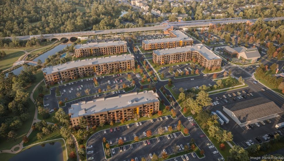 Rendering of new River Station apartments.