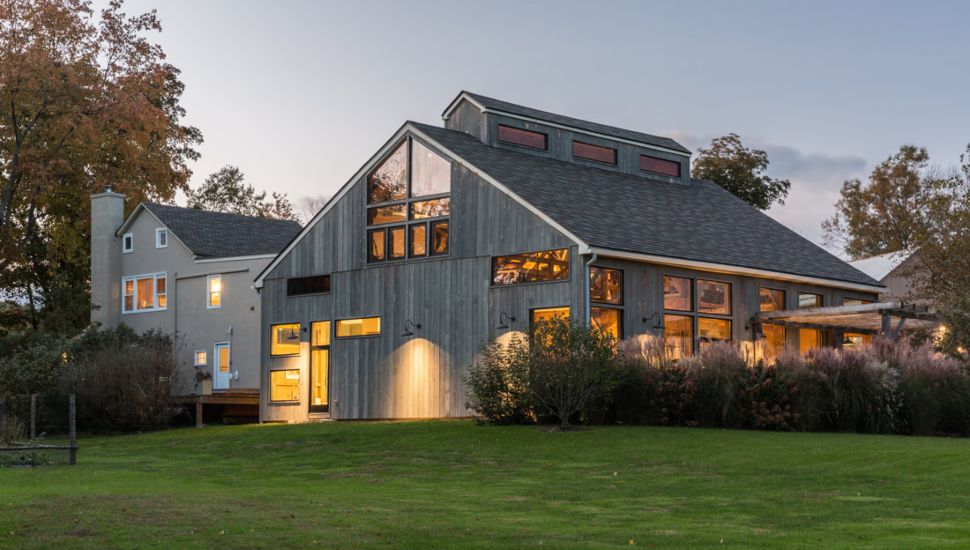 Exterior of barn residence at Sheeps Landing.