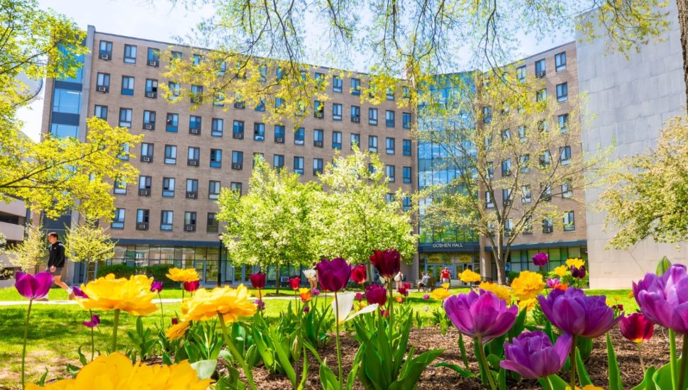 Dorms on West Chester's campus.
