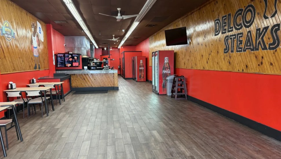 Interior of Delco Steaks.