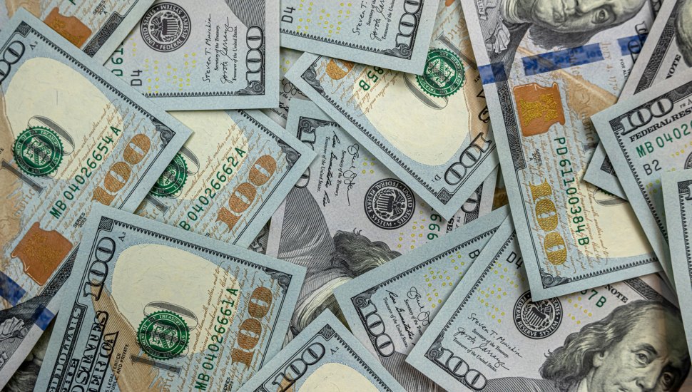 Pile of money.