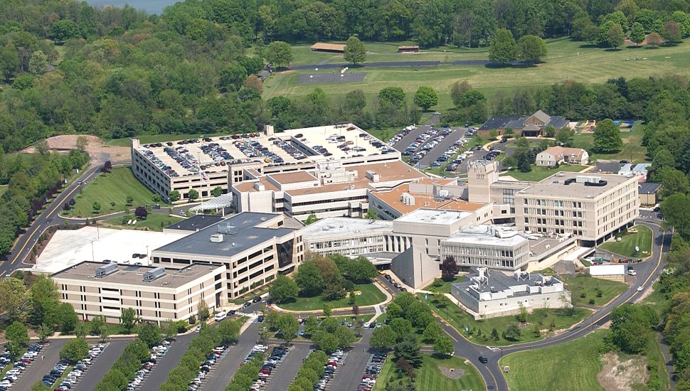 Aerial view of St. Mary Medical Center.