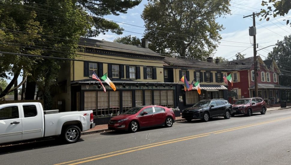 Exterior of the Dubliner on the Delaware.