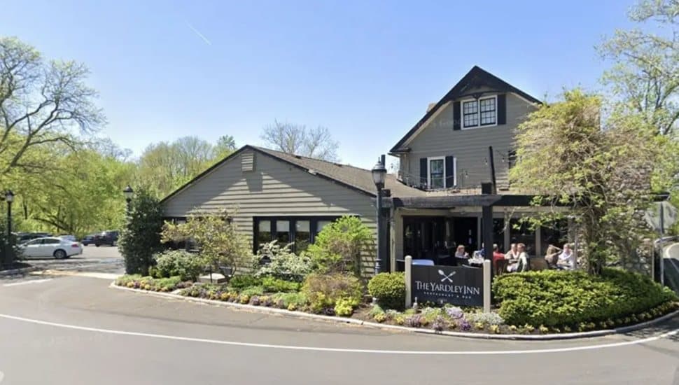 Exterior of The Yardley Inn.