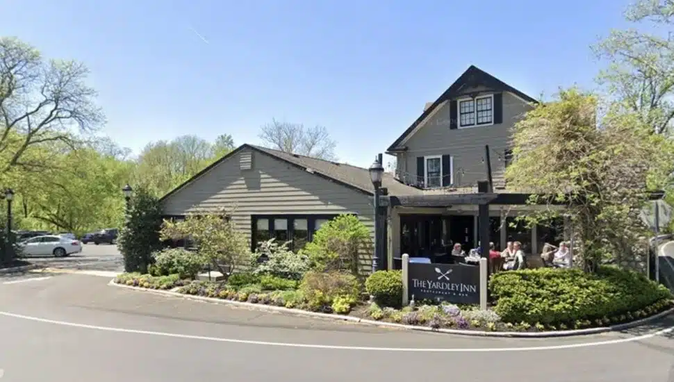 Exterior of The Yardley Inn.