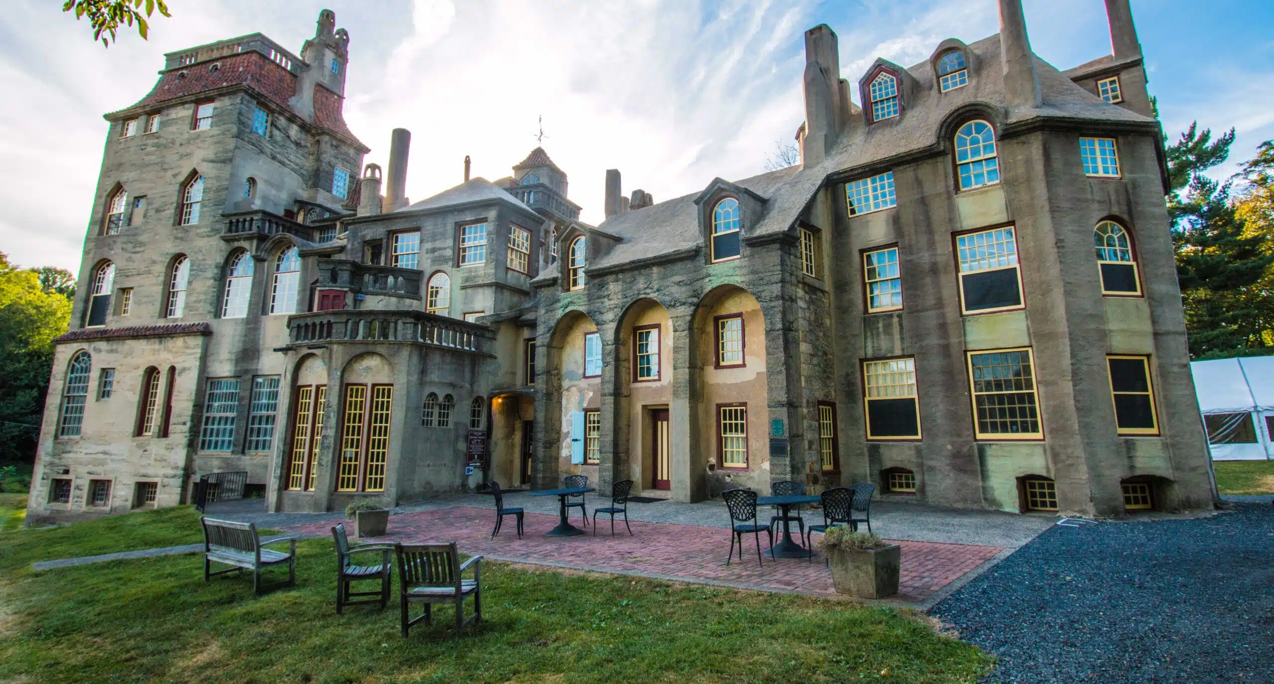 Fonthill Castle exterior.