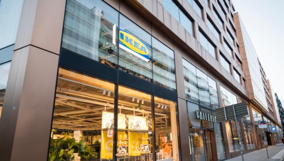 IKEA storefront.