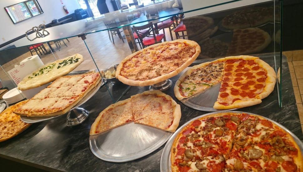 Lil’ Dom’s Pizzeria pizza.