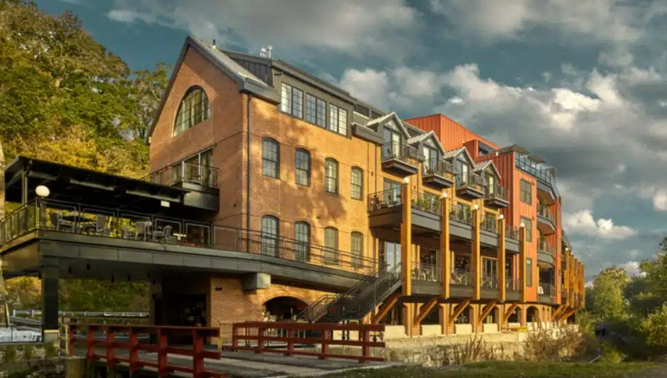 Exterior of the River House at Odette’s.
