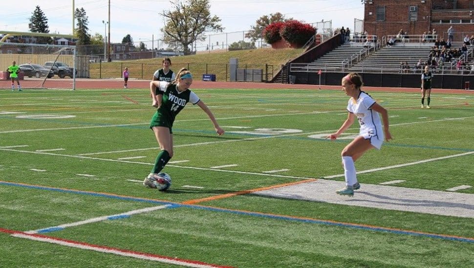 Brigid Johnston during a soccer game.