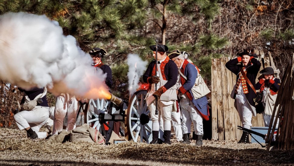 Revolutionary War Reenactment.