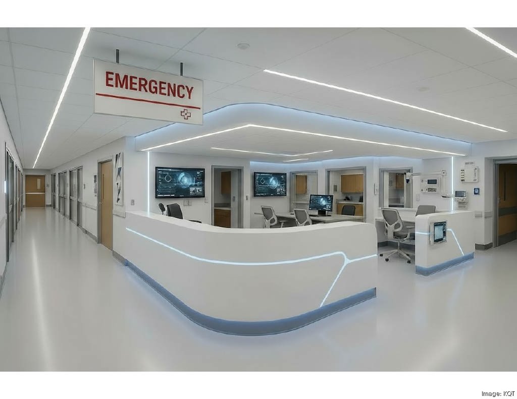 Taylor Hospital emergency room rendering.
