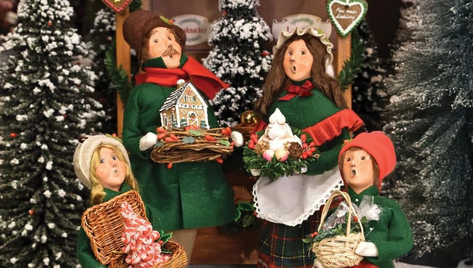 Holiday figures from Byers' Choice.