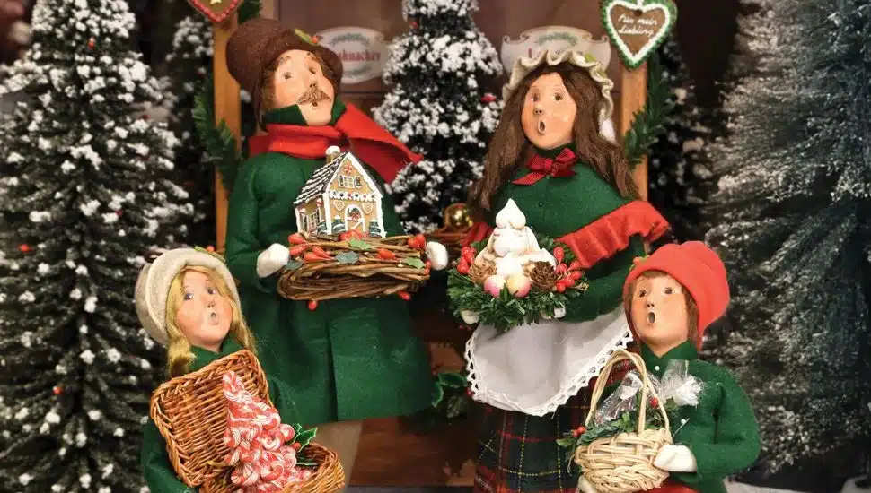 Holiday figures from Byers' Choice.
