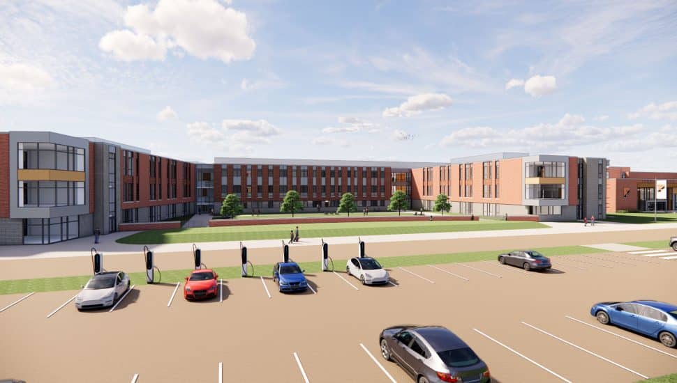 New Pennsbury High School rendering.
