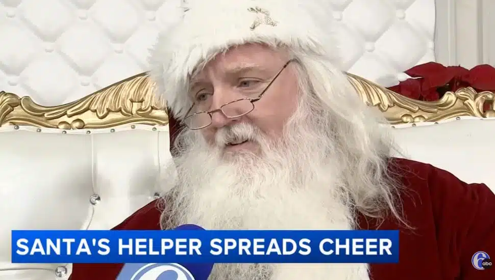 Scott Diethorne in his Santa suit.