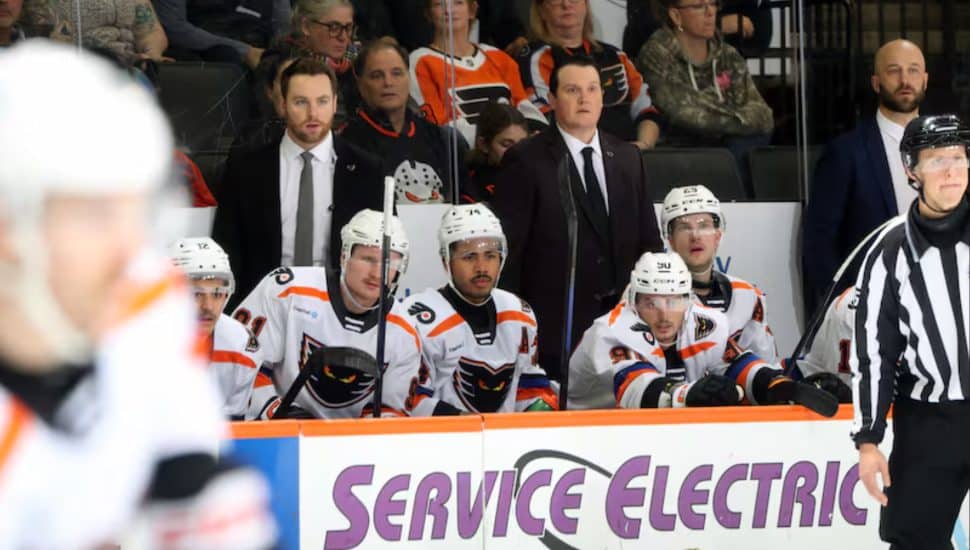 Terrence Wallin with Lehigh Valley Phantoms.