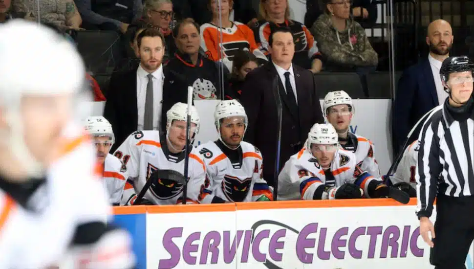 Terrence Wallin with Lehigh Valley Phantoms.
