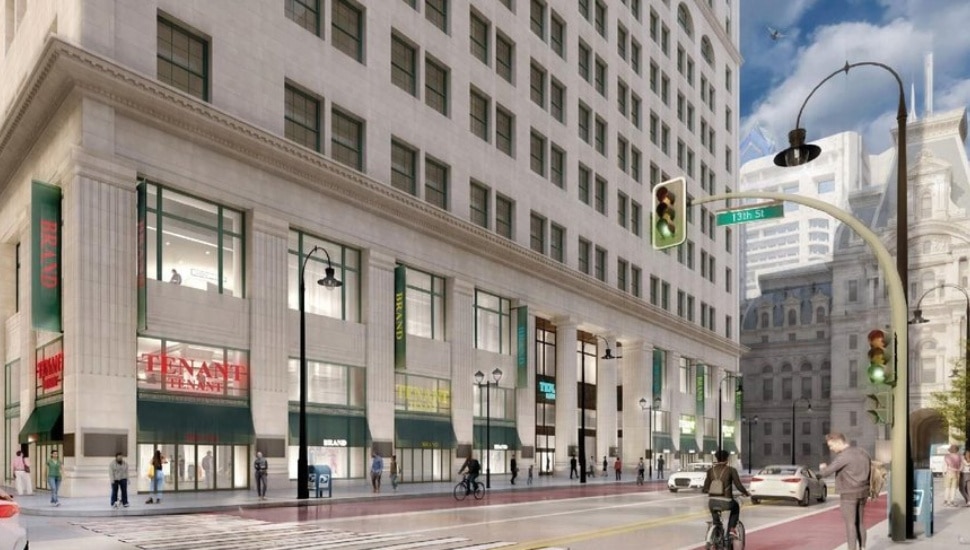 Wanamaker building rendering.