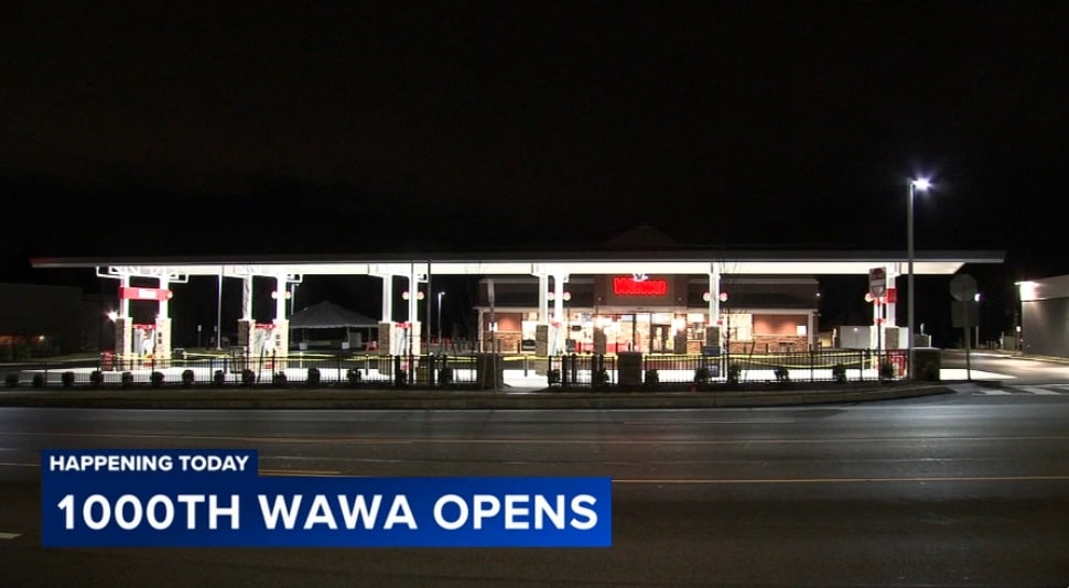 Wawa's 1,000th store that offers gas opened in Springfield.