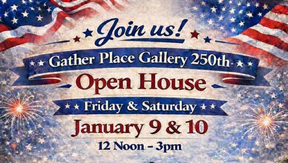 Gather Place Gallery 250th flyer.