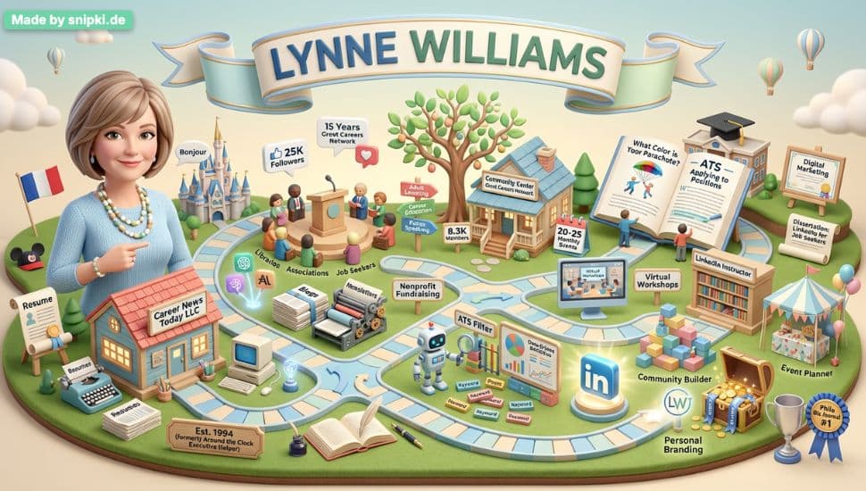 My Journey graphic of Lynne Williams.