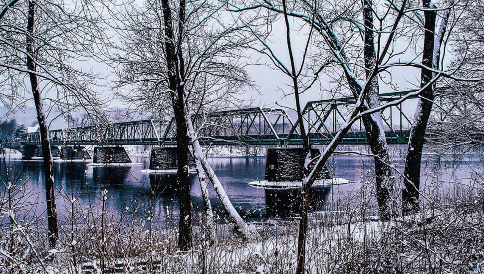 Bridge over Delaware River.