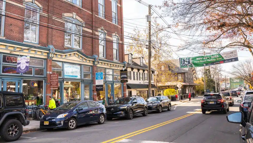 Street scene from historic Lambertville.