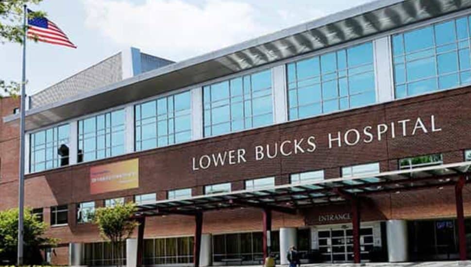 Lower Bucks Hospital exterior.