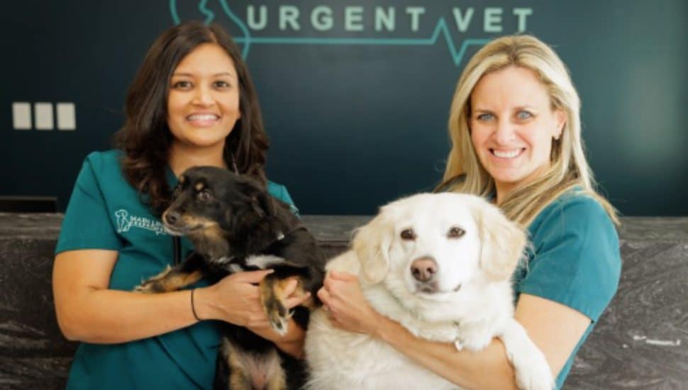 Dr. Robin Goyle and Dr. Jennifer Graham, founders of Main Line Urgent Vet.
