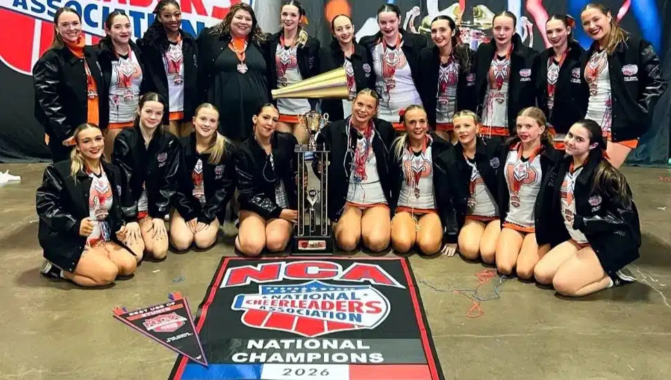 Pennsbury High School Cheerleading Team.
