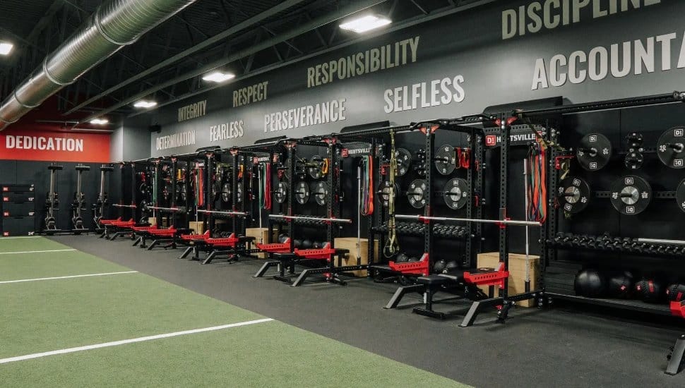 Equipment at D1 Training.