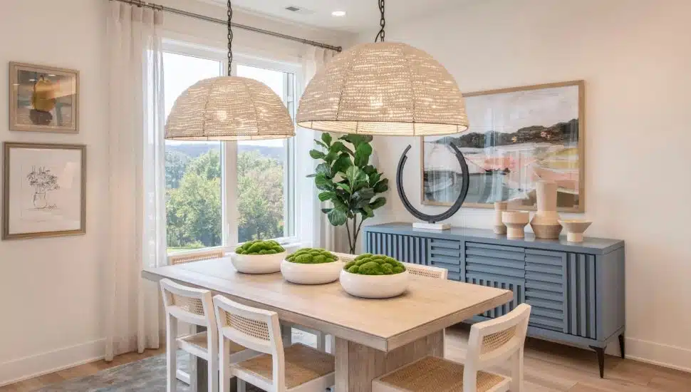 Dining Area in new Birch Run at New Britain townhome in Chalfont.