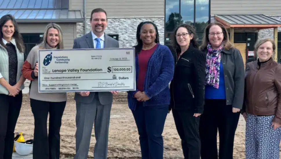 Lenape Valley Foundation 0,000 Check
