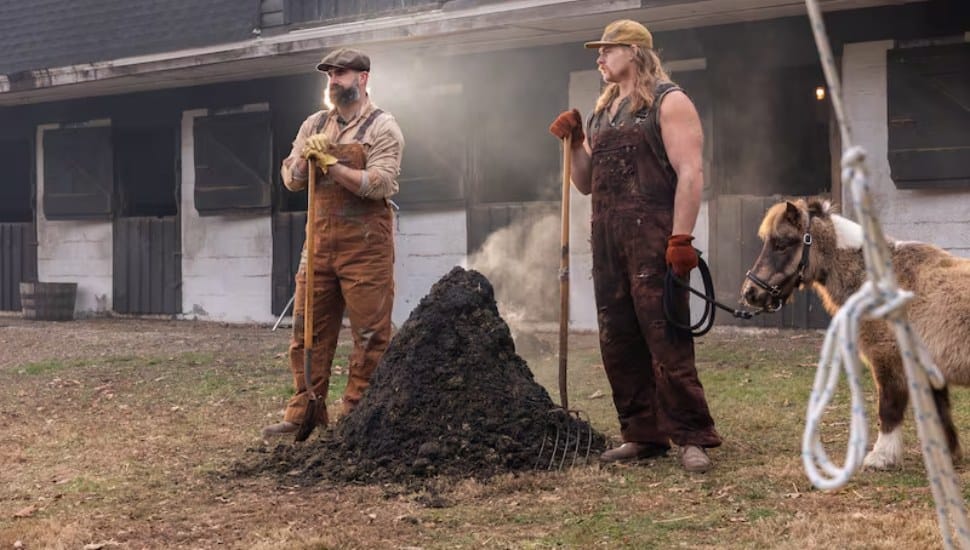 Jason Kelce, Beau Allen, and a miniature horse named Doug star in Garage Beer’s new Super Bowl ad.