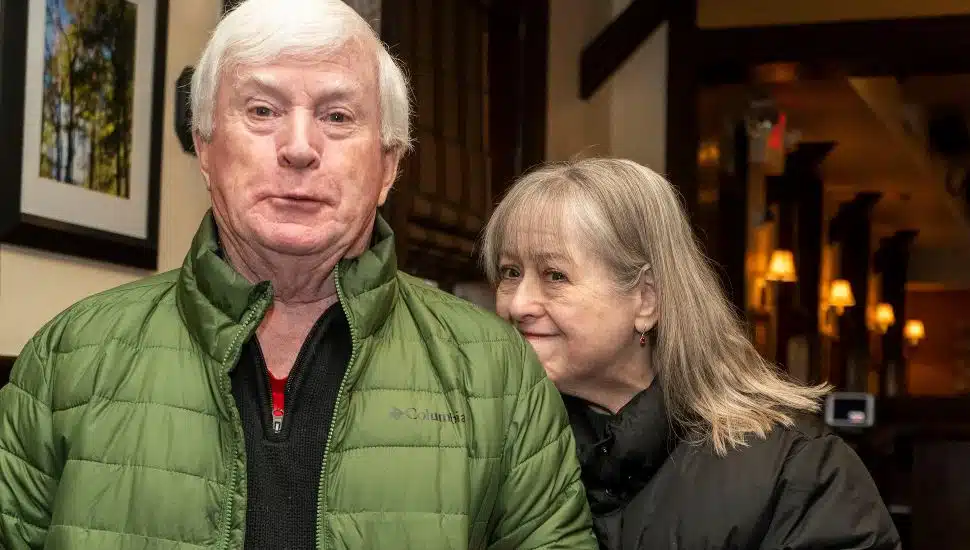 Gwen Shrift and Terry Nau.