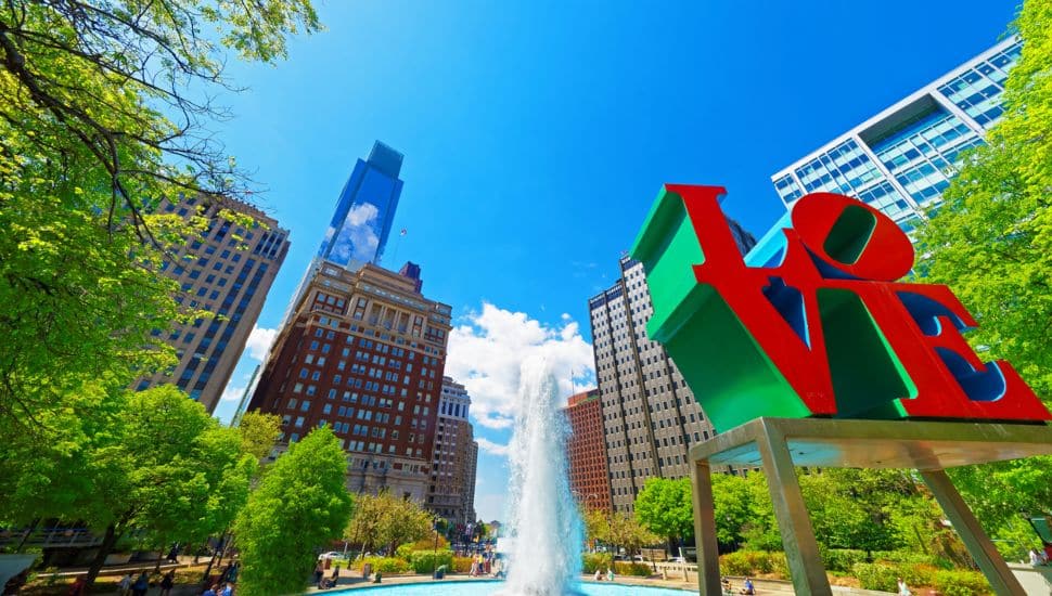 Philadelphia Love sign.