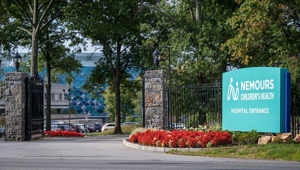 Exterior of children's hospital.