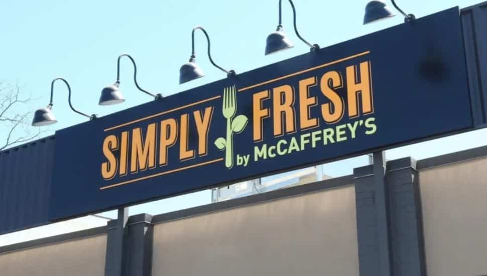 Simply Fresh sign.