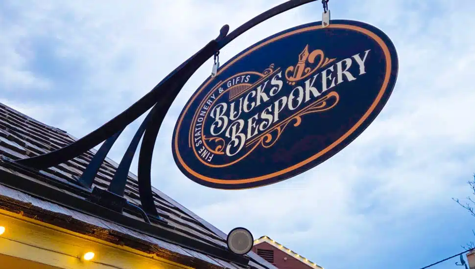Bucks Bespokery sign.