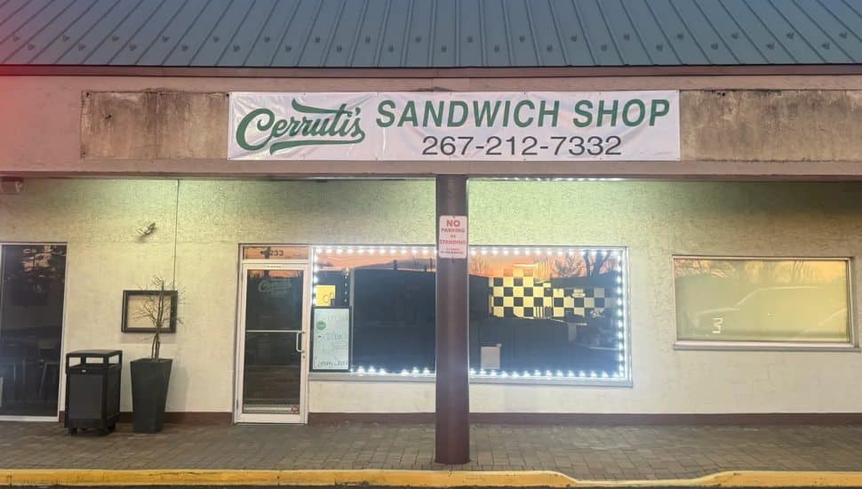 Cerutti’s Sandwich Shop exterior.