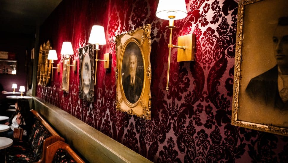 Paintings at Daddy Tom’s Cocktail Lounge.